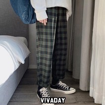 여성 바지VIDS SS1089 1컬러 허리밴딩체크바지 [기타336+ 상품명확인]