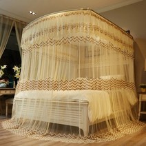 기타 BEST 모기장(베이지)(150x200cm)캐노피 데이스윗 침대