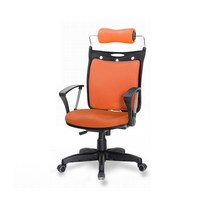 듀얼백 목받침 사무실 학생 공부 책상 등받이 요추 바퀴 의자 C1100, 블루