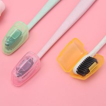 반투명 칫솔 커버 칫솔케이스 칫솔모 보호대 5개입, 1개