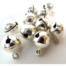 BMS 꾸미기재료 방울 만들기재료, 1포, 은색-소