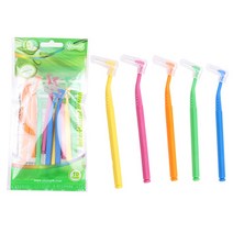 치면착색제 교정용왁스 치과용 고리 유아 아기치실 10pcs 0.6-1.0mm 성인 치간 브러시 치아 사이 청소 치실 이쑤시개 구강 관리 도구 치과 교정 치아 브러쉬, 다중