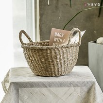 가배상점 라탄 해초 볼가 바구니 S