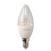 비츠온 LED 투명 촛대구 5W 전구색 E14, 쿠팡 235174, 쿠팡 1