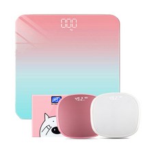 메이스 LED 디지털 스마트 체중계 전자저울 몸무게 저울 가정용, 1, 레인보우 체중계