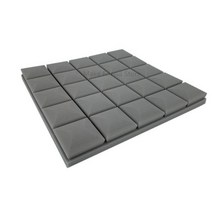 흡음판 실내 방음 흡음 보드 스튜디오 소음 차단 폼 팩 흡수 처리 패널 벽, 50x50x3cm, 4 Pack, grey