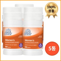 21세기 센트리 여성 멀티비타민 원 데일리 100정 비오틴 아연 칼슘 판토텐산 5통, 1개, 기본