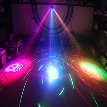 미니빔 프로젝터 가정용빔프로젝터 핸드폰 캠핑용 단초점 MBVKA 미니 6 눈 RGB 레이저 프로젝터 무대 조명, 04 영국 플러그