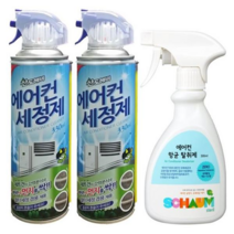 산도깨비 에어컨세정제2개+샤움 항균 에어컨탈취제1개, 1개
