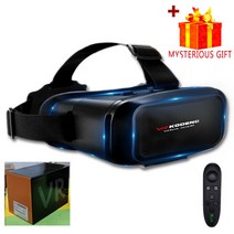 브이알 vr vr게임 vr폴트래커 vr게임기 3d게임 안경 가상현실3d 헤드셋 스마트 안경 헬멧 스마트 폰용 모바일 휴대 전화 컨트롤러 렌즈 고글 쌍안경 79 79, 협력사, 리모컨이 있는 상자 포함