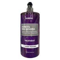 쿤달 허니 앤 마카다미아 네이처 베이비파우더향 트리트먼트 1580ml, 1세트