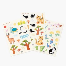 민화샵 전통 스티커 DIY꾸미기, 십장생