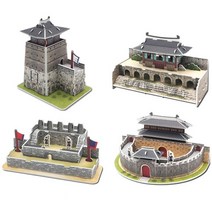 모또 입체퍼즐 문화유산 조립 종이 집콕취미 만들기, 1개, 14.팔달문