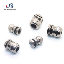 케이블 글랜드 전기부자재 자재 용품 방수 1pcs pg7 상자에 대 한 3-6.5mm 금속 조인트 사용 니켈 도금 황동 ip67 씰 jiont led 램프 커넥터, M8 For 2-4mm