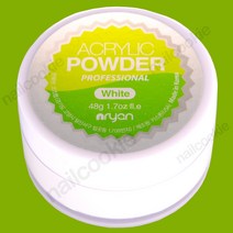 엔리안 아크릴 파우더 48g (화이트) / 네일 아트 재료, 화이트, 1개