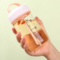 주안베이 9594F709 자동 텀블러 쉐이커 컵, 핑크 400ml (배터리 모델)