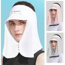 골프 매쉬 캡 썬가드 모자 햇빛가리개 썬캡 뒷목가리개 여자 남자 자외선차단, 핑크