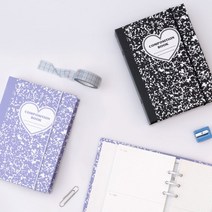 루카랩 아카이브 19R 화이트링 컴포지션 하드커버 01 Purple 퍼플, 1개