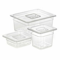 야채 2in 타공 1/3 스텐 받드 반찬통 냉장고 깊이 용기 밧트 롯지 밧드 샐러드통 푸드팬 보관, 밧드1|3, 깊이2in뚜껑