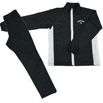 캘러웨이 2021년 신모델 남성용 골프 레인웨어 세트 C21989110, 블랙