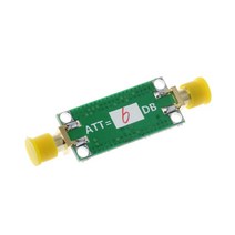 6dB/10dB/20dB/30dB/40dB 고정 게인 감쇠기 0-3GHz RF 햄 라디오를위한 감쇠기, 녹색, 6db.