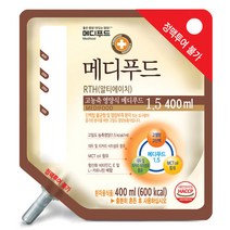 환자 영양식 메디푸드 고농축 단백질 영양제 (400ml 20팩) 피딩줄 10개