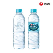 [메가마트]농심 백산수 무라벨 500ml*20, 20병, 500ml