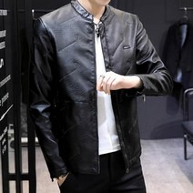가바바 남성 가죽 자켓 골프채 패턴이 예쁜 레더 자켓 G39498