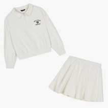 셀덴 SH04 반집업 플레어 스커트 세트 EDMS23S61