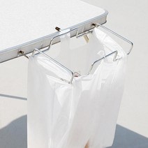 테이블 봉투 걸이 캠핑 쓰레기 거치대 스탠드 식기도구 건조망 재활용 차박 휴대용 정리