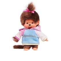 Monchhichi 홀치기 염색 후드 여아용 플러시 176000