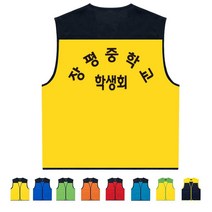 TCS-991 중학교 학생회 투톤 단체조끼 (인쇄변경가능)