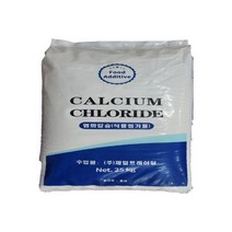 염화칼슘 25kg 식품첨가물 두부응고 과수원칼슘제, 1개