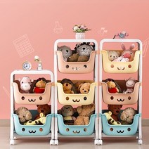 더준 장난감 정리함 트롤리 레고 블럭 수납함, 2번.플라스틱트롤리 고급형(2단)