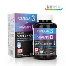 힐링팩토리 블루마린 오메가3 비타민D, 180정, 2개