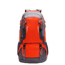대용량 배낭 여행용배낭 등산백팩 60L, 오렌지