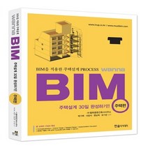 NSB9788955918762 새책-스테이책터 [BIM을 적용한 주택설계 PROCESS (Wanna BIM 편)] -주택설계 30일 완성하기!!, BIM을 적용한 주택설계 PROCESS (Wanna B