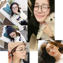 금테안경 요즘유행하는안경테 도수없는안경 연예인