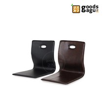 GYW 레자 등받이 좌식의자 업소용 식당 일식집 의자, 브라운