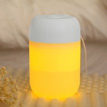 자동습도조절 통세척 가습기 캠핑 미니 휴대용 초음파 공기 Humidifer 아로마 에센셜 오일 디퓨저 USB 안개, 01 WHITE