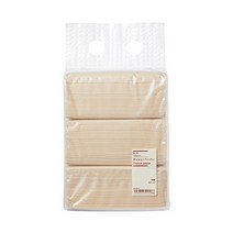 탁상용 티슈 페이퍼 150매2겹 3개세트 무인양품 무지 MUJI, 기본