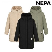 네파(여성) NC일산 여유로운 핏으로 제안하여 레이어링 하기 좋고 가볍고 보온성이 우수한 써모-퍼프 후디 롱 패딩 자켓 7J60962D_NI