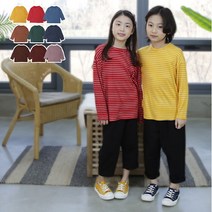 플레이몰 컬러라인 아동티셔츠_K5R6