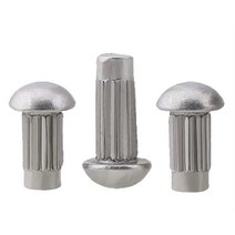 스텐 리벳 M1.6 M2 SUS304 하프 라운드 헤드 리벳 널드 솔리드 리벳 304 스테인레스 스틸3mm4mm5mm6mm8mm10, 08 M2x5mm (60pcs)