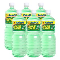 불스원 에탄올그린워셔액1.8L, 6개, 1.8L