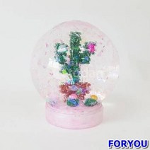 ForU836 블럭 선인장 워터볼 만들기 5인용 세트 활동 키트 수업 도안 재료 방과후