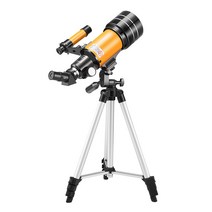 호환 텔레컨버터 익스텐더 콘버터 15x-150x 70mm 대형 조리개 천문 굴절 단안 망원경 삼각대 텔레 컨버터 포함 별 관찰 조류 관찰, 없음