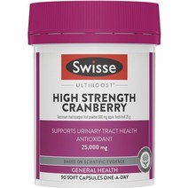 스위스 얼티부스트 하이 스트렝스 크랜베리 25000mg 소프트젤, 2. 90 캡슐, 1개, 90정