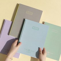 여자 중학생 B5노트 신학기 수업 필기 준비물 회외록 메모 문구 고등학생 투두리스트, 1개, 라벤더