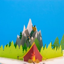 이음드림 산악캠핑 편지지